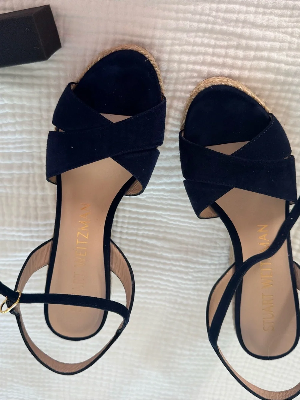 Stuart Weitzman Rosemarie Espadrille Sandal   - Size 8    excellent  condition